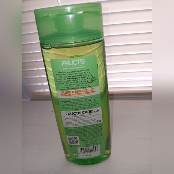 Garnier Fructis Sleek & Shine Zero Fortifying Shampoo with Marula Oil 12.5oz - Picture 7 of 7